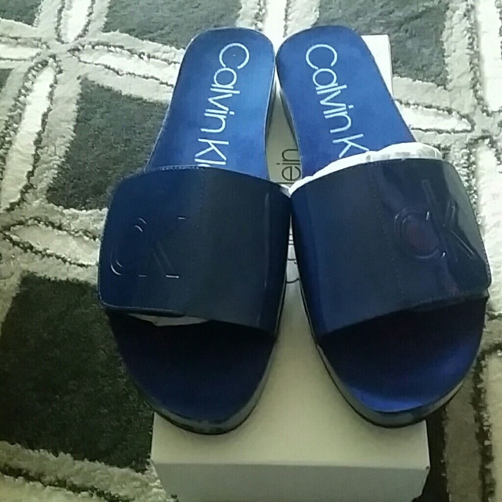 Calvin Klein slides